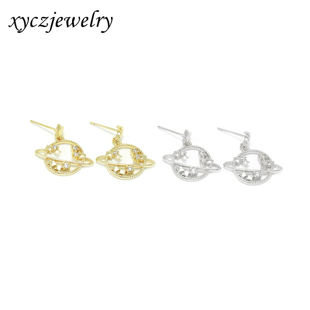 Brinco estrela e lua em Saturno XYE104215