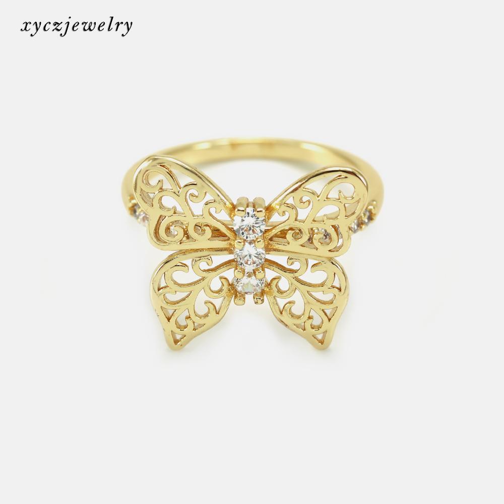 DESC-Anel Borboleta Vazada XYS100964 戒指 VENDIDO SEPARADAMENTE