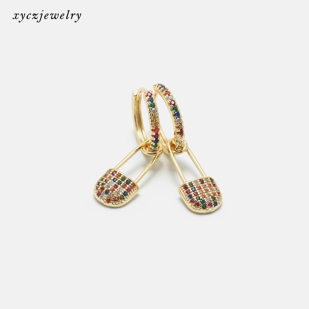 Brinco Argolinha Cadeado XYE103124