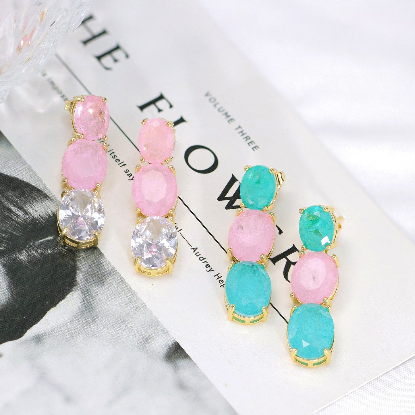 Brinco Fusion Cascata Mixx de Cores XYE104383 earrings