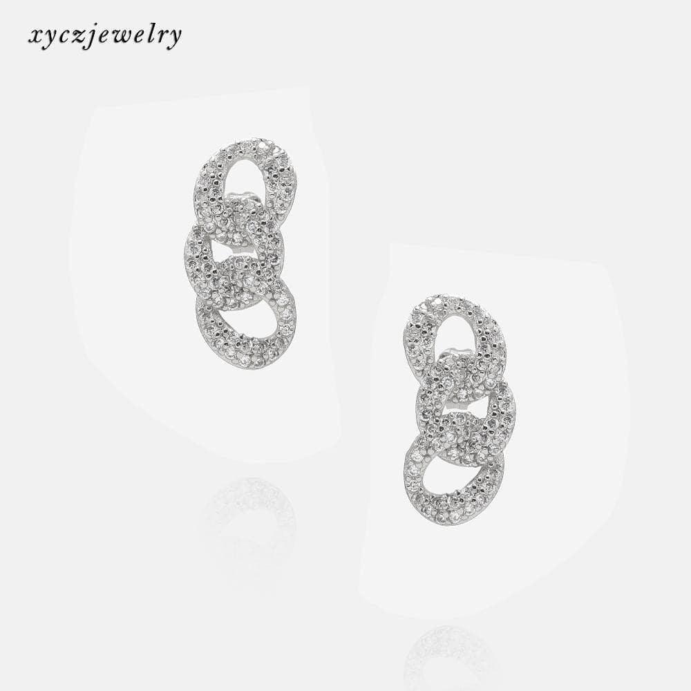 DESC - Brinco Aros Entrelaçados XYE103152