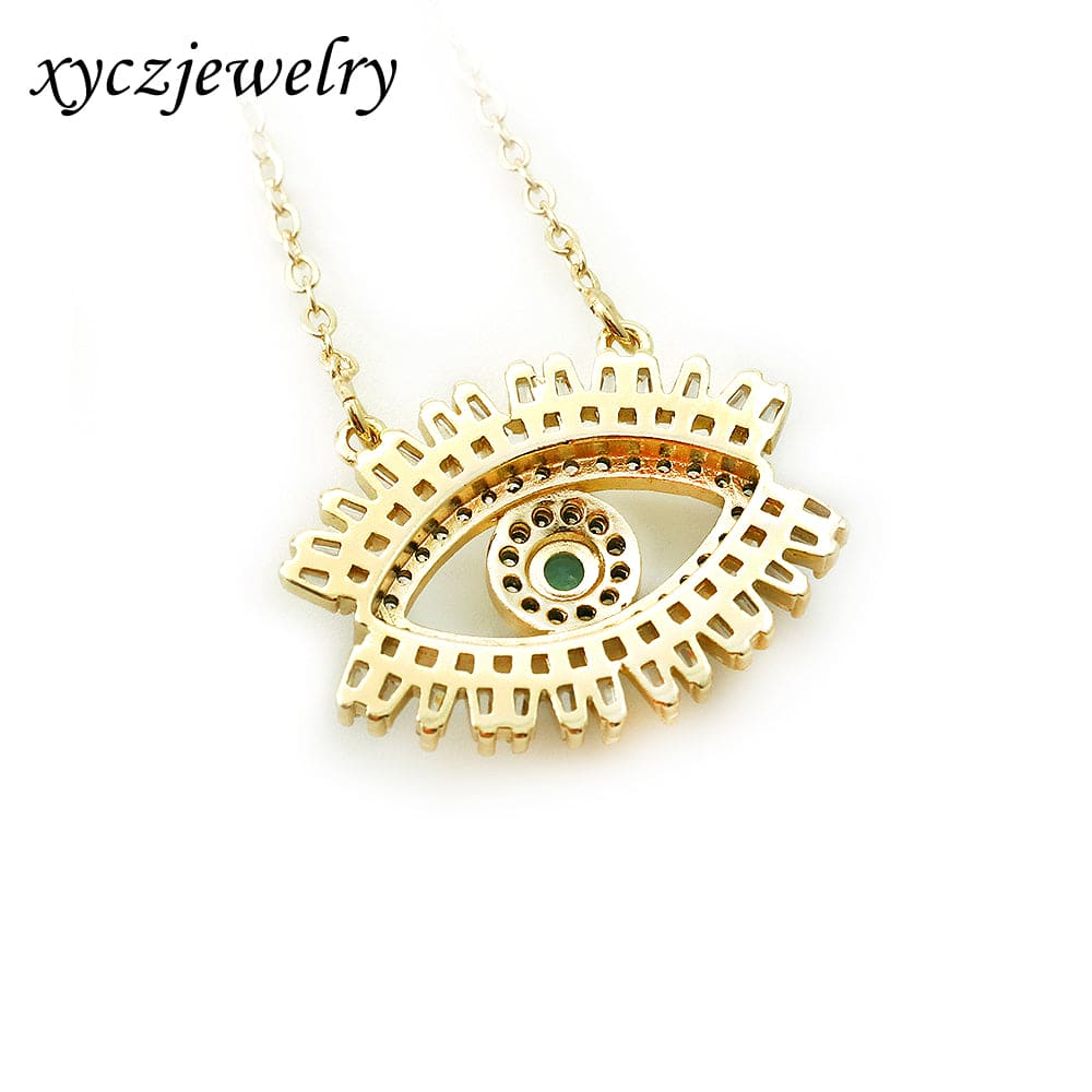Colar Olho Grego XYP101415 吊坠+链条
