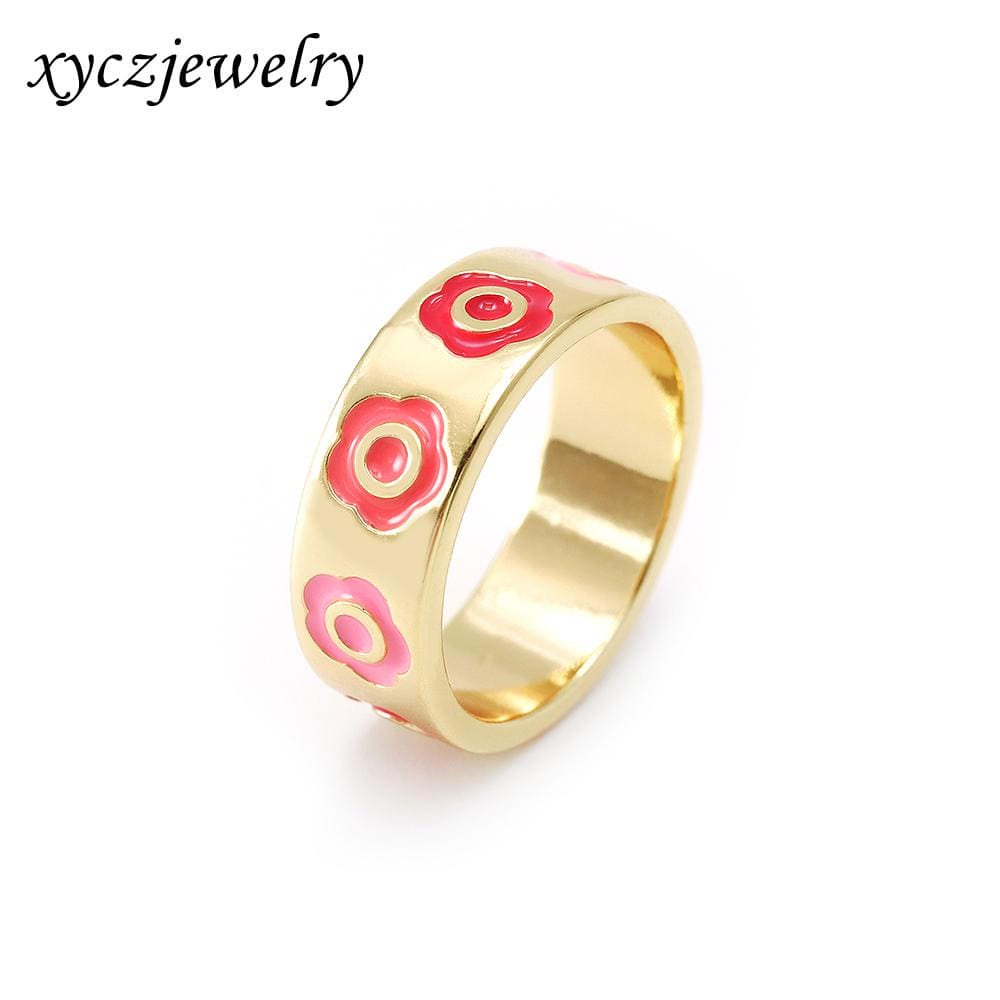 Anel Flores Resina XYR103323