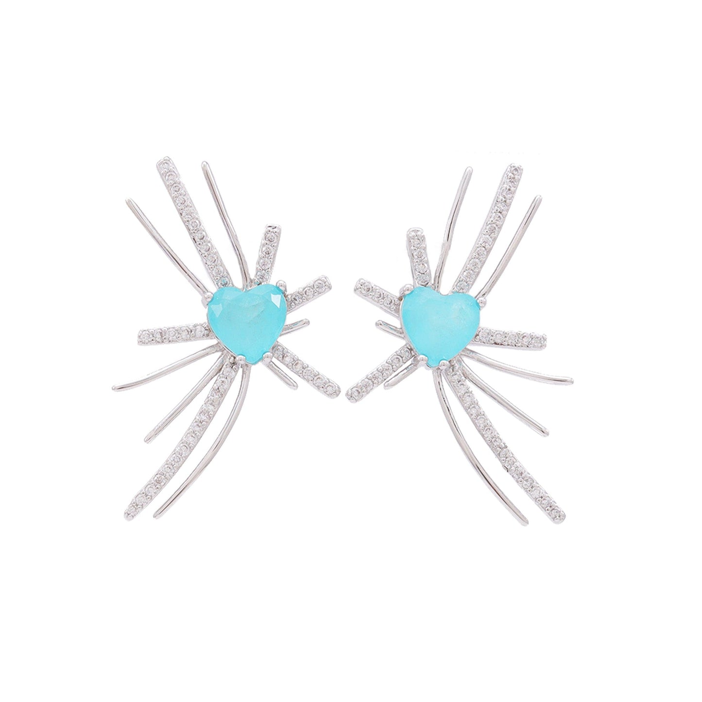 Brinco Coração Raio XYE104577 earring