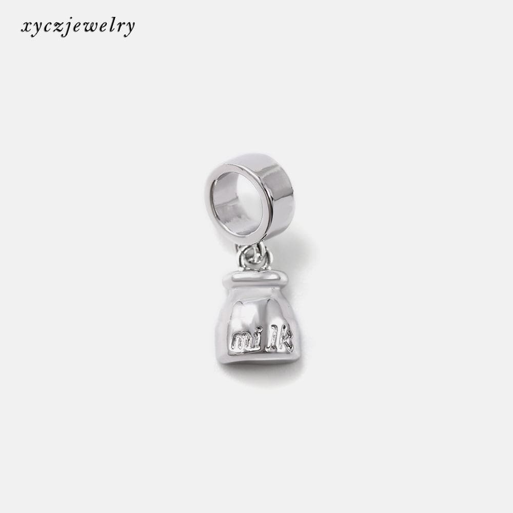 Berloque /Pingente Litro De Leite XYPJ100365 DIY配件 VENDIDO SEPARADAMENTE