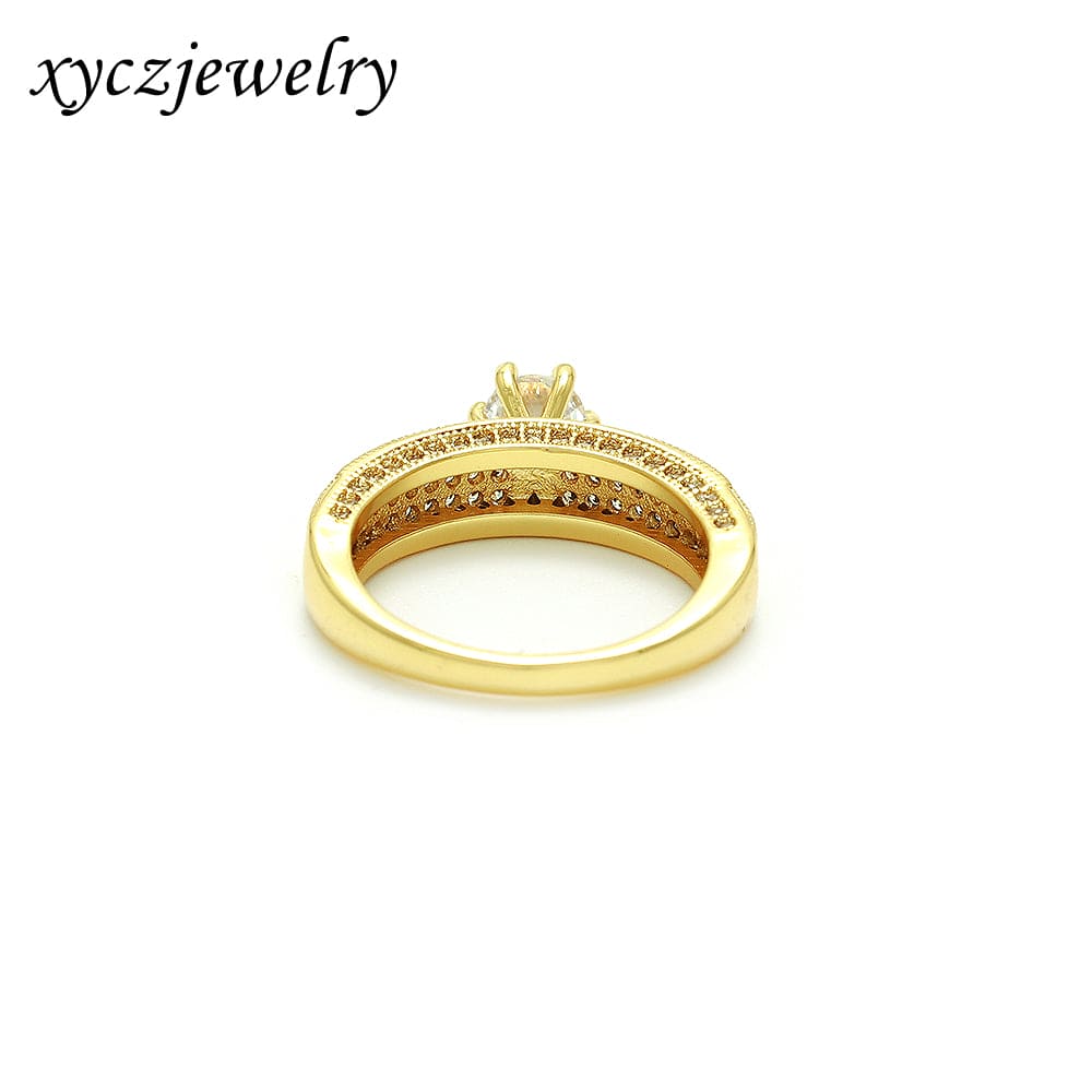 Anel Solitário com Aparador XYS100835 ring set