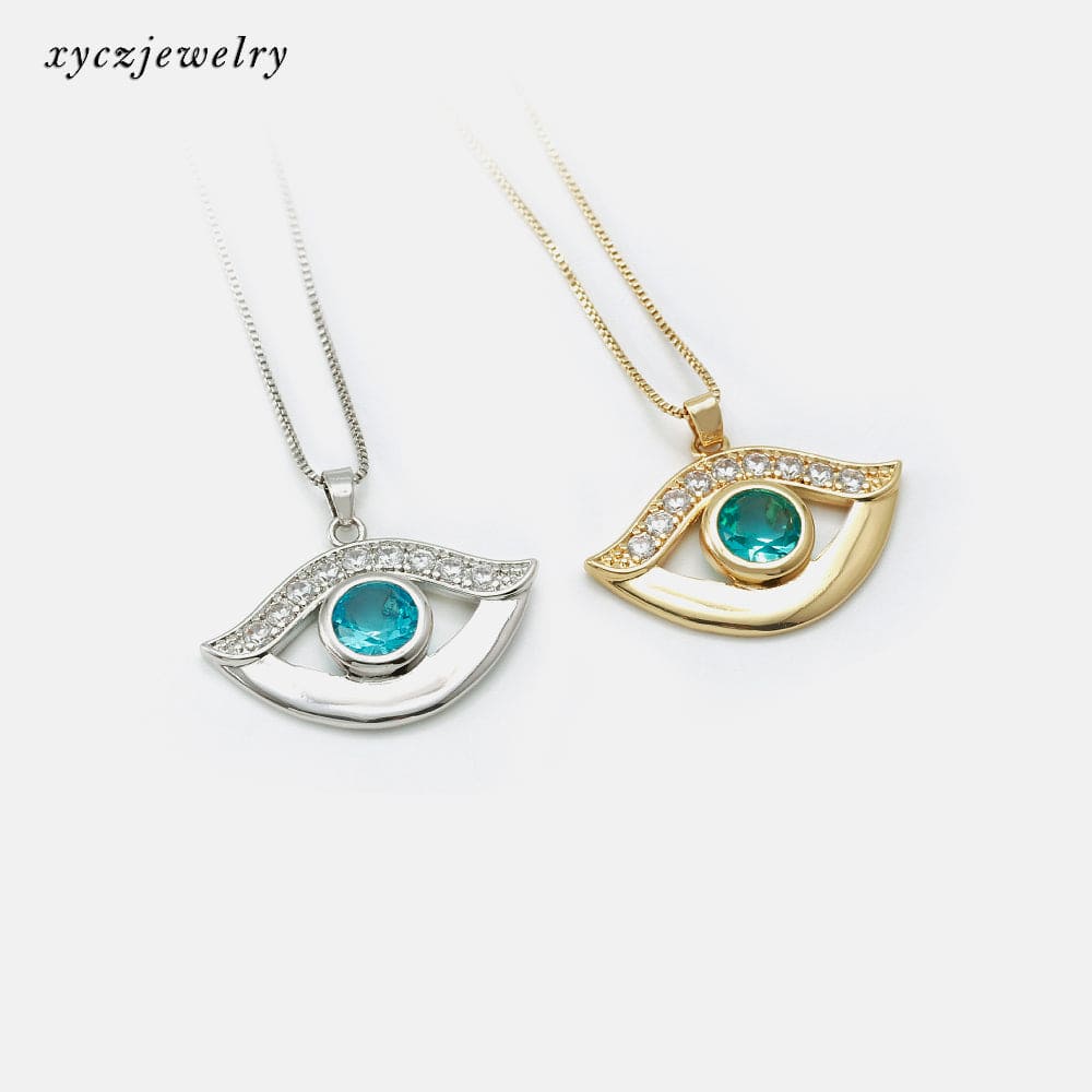 Colar Olho Pedra Verde XYS101053 VENDIDO SEPARADAMENTE