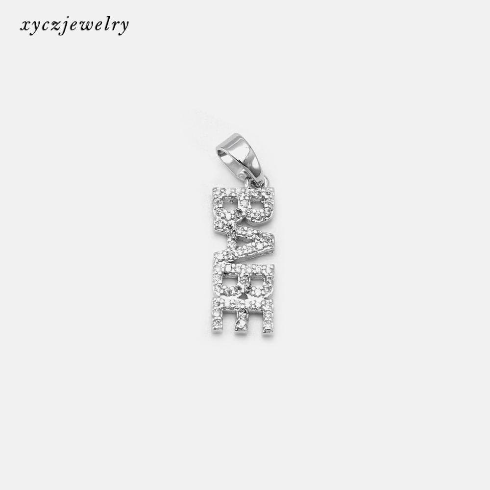 Berloque/Pingente BABE Cravejado XYPJ100361