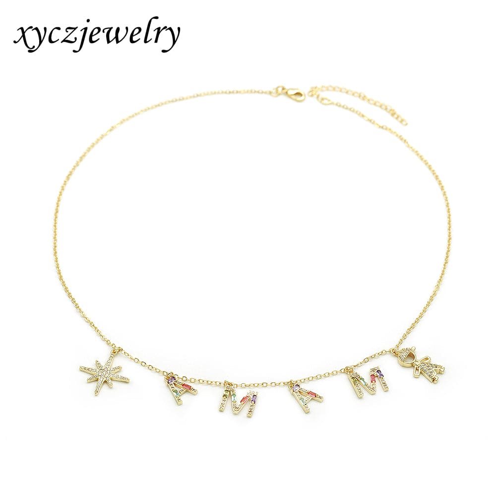 DESC-Colar Estrela Filho Mama XYN101017