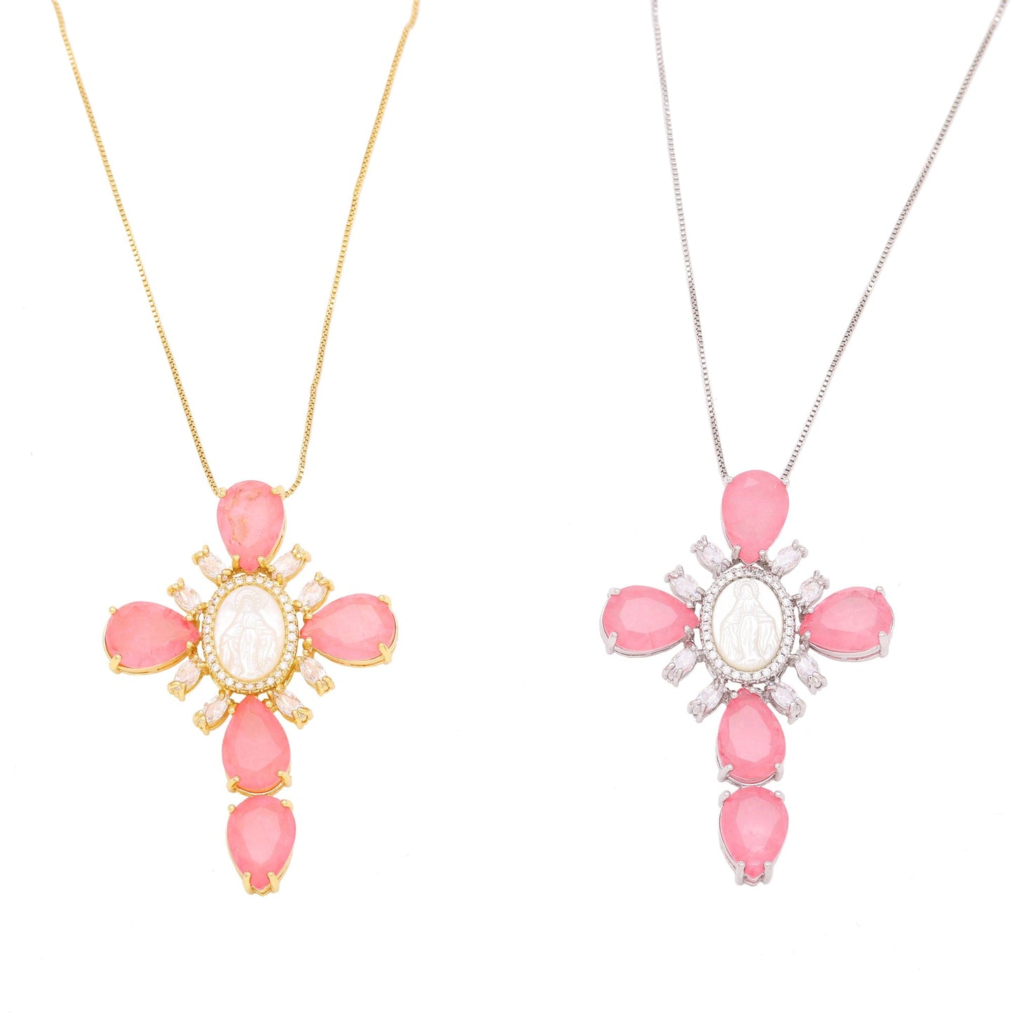 Colar N. Senhora e Cruz Fusion XYP101379