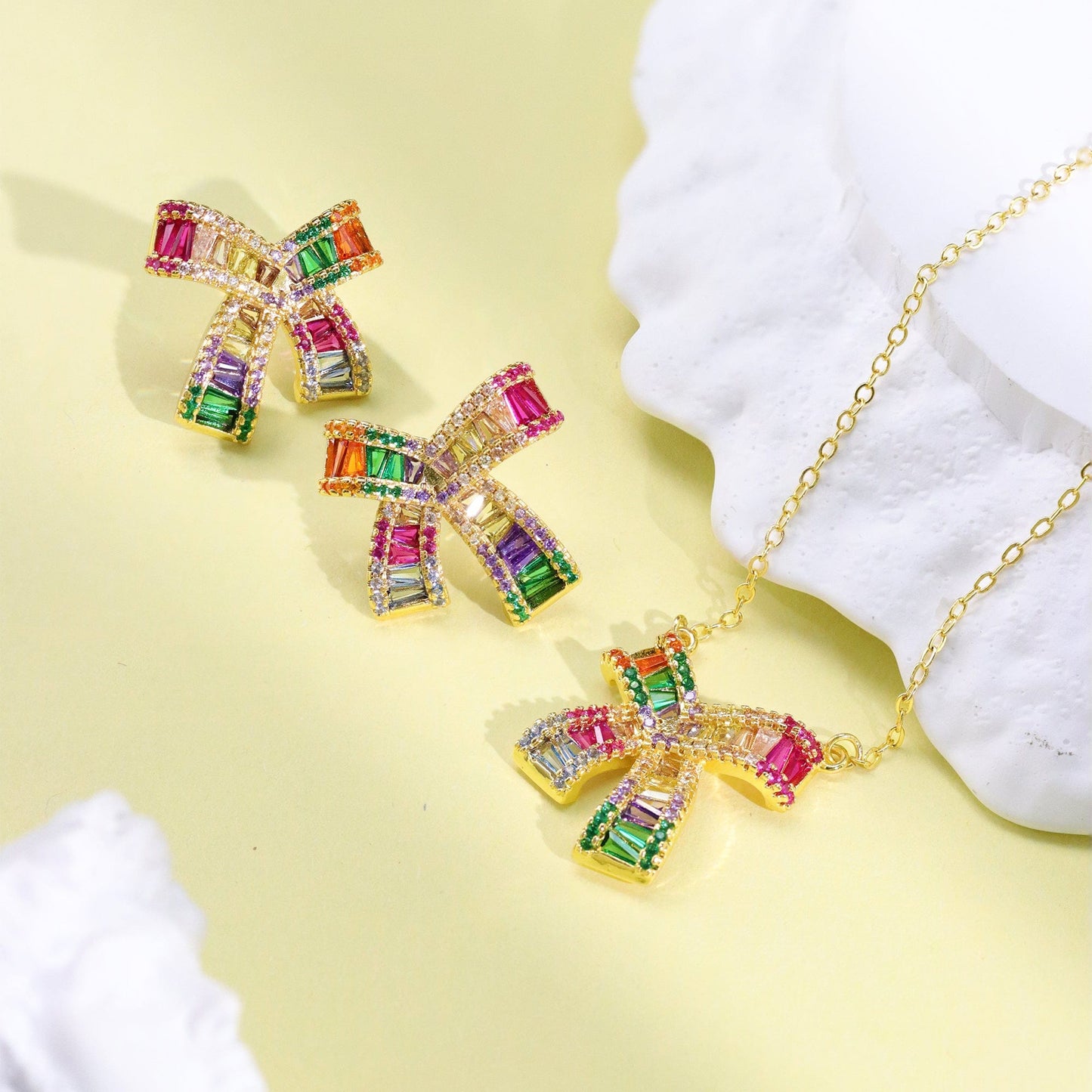 Colar Laços Carrês XYS100484 necklace