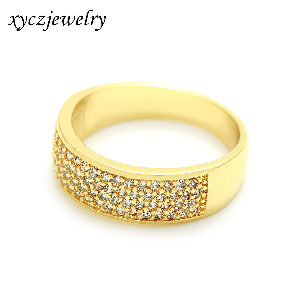 Anel Meia Aliança Luxo Larga XYS100497-2