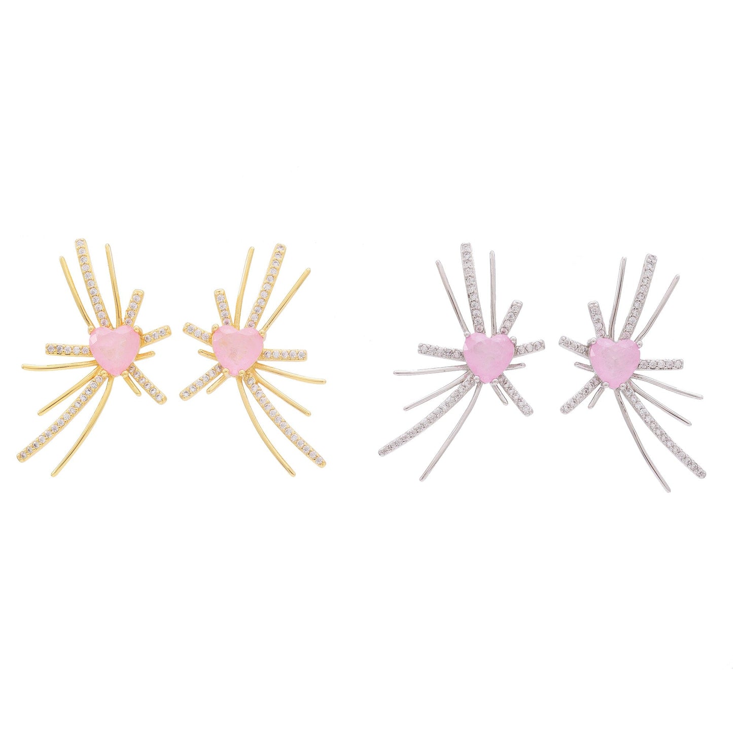 Brinco Coração Raio XYE104577 earring