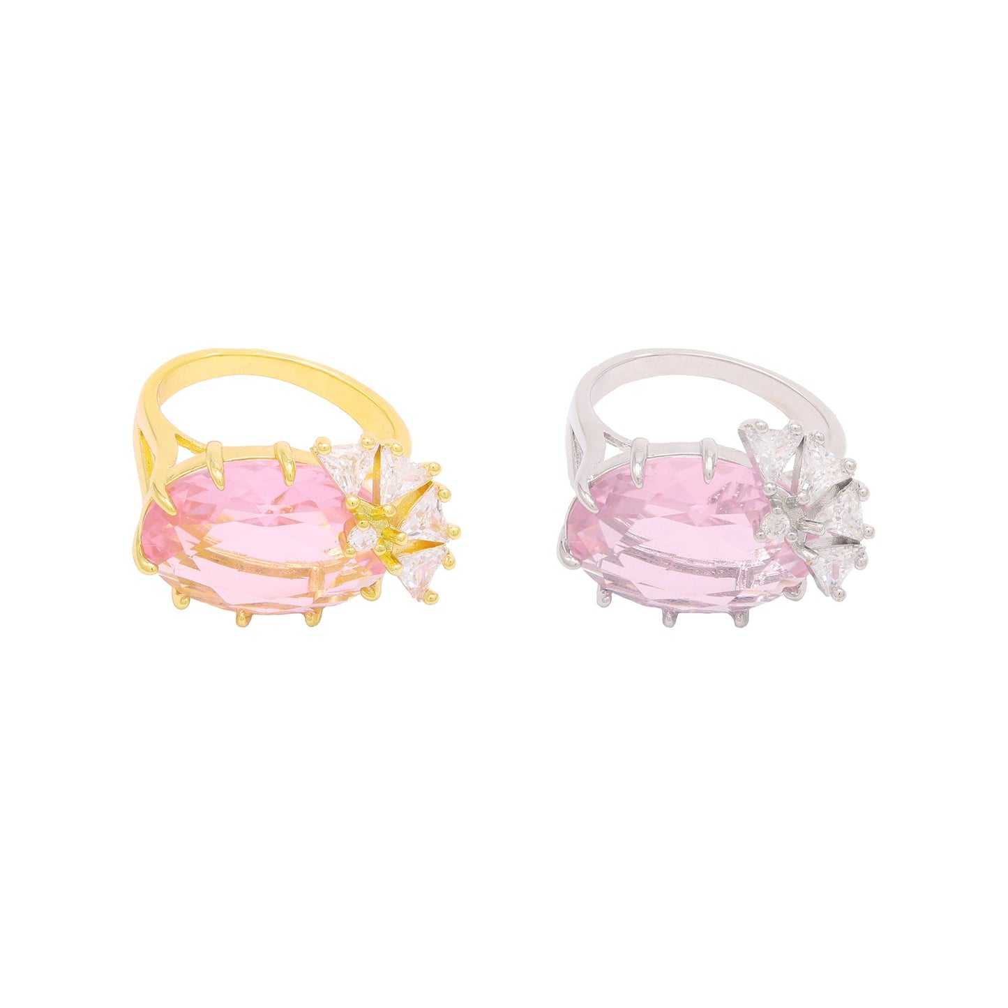 Anel Oval e Triangulos XYS101192