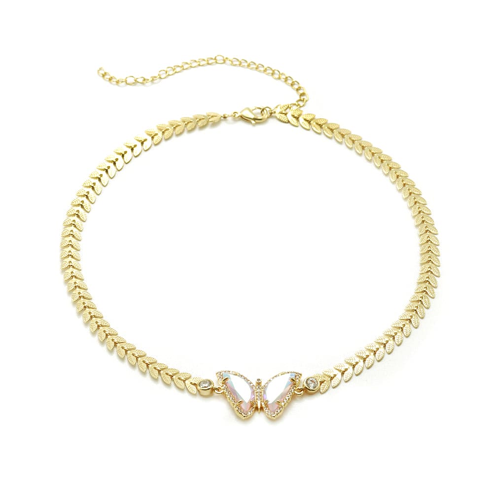 Colar Borboleta Espelhada XYS100967 butterfly necklace VENDIDO SEPARADAMENTE