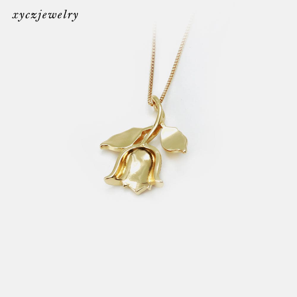 Colar Botão de Rosa XYS101050 necklace no stocvk