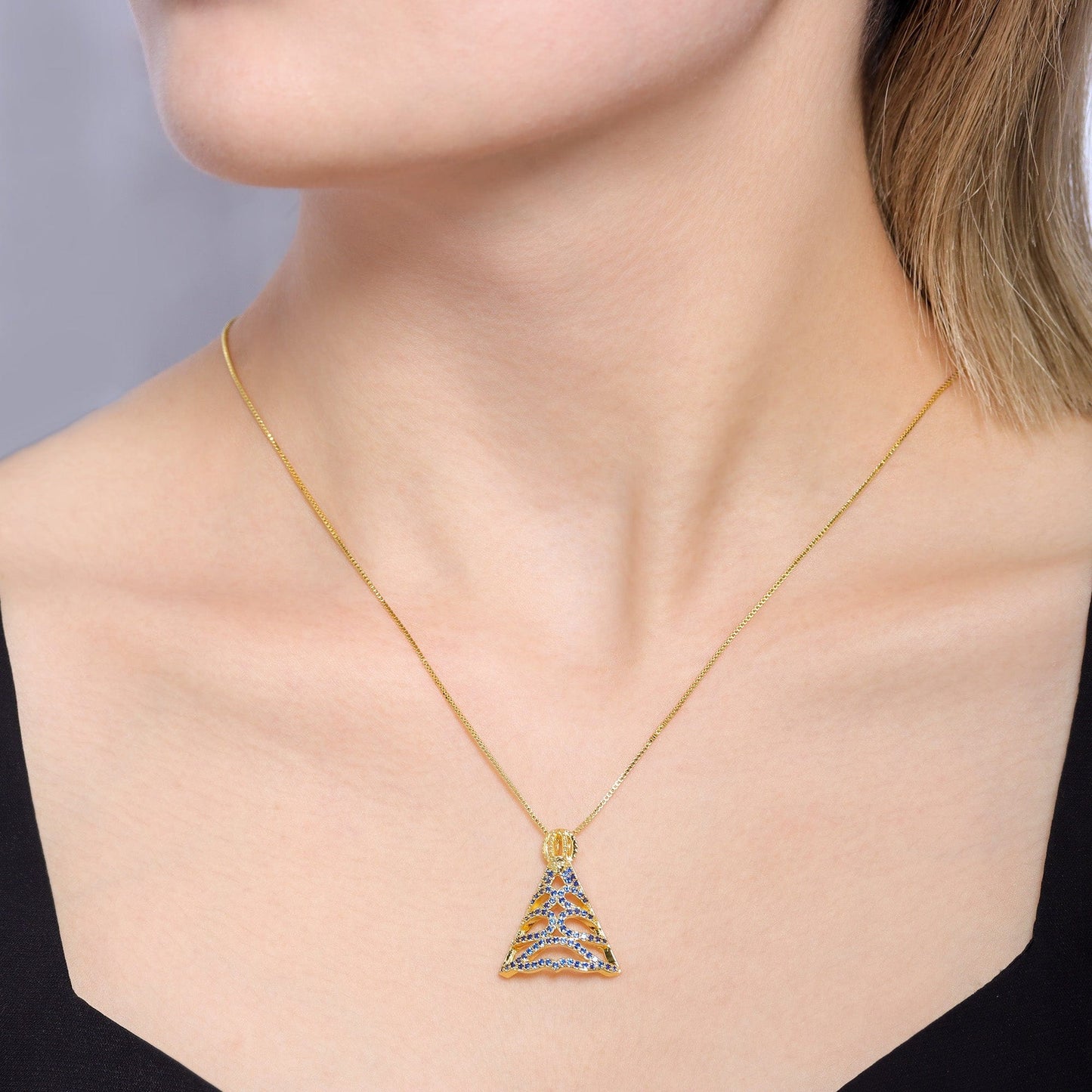 DESC- Colar Nossa Senhora Arabesco XYN101141 necklace