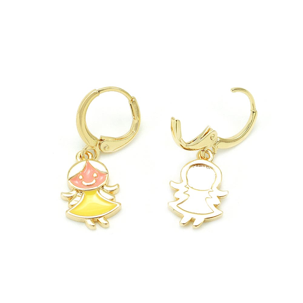 Brinco Menininha Resinada XYE104222