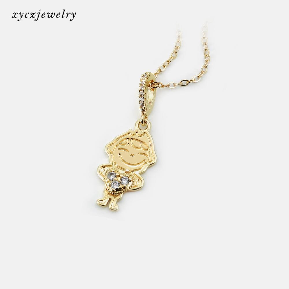 Colar corrente + pingente menino/ menina XYP101778 VENDIDO SEPARADAMENTE