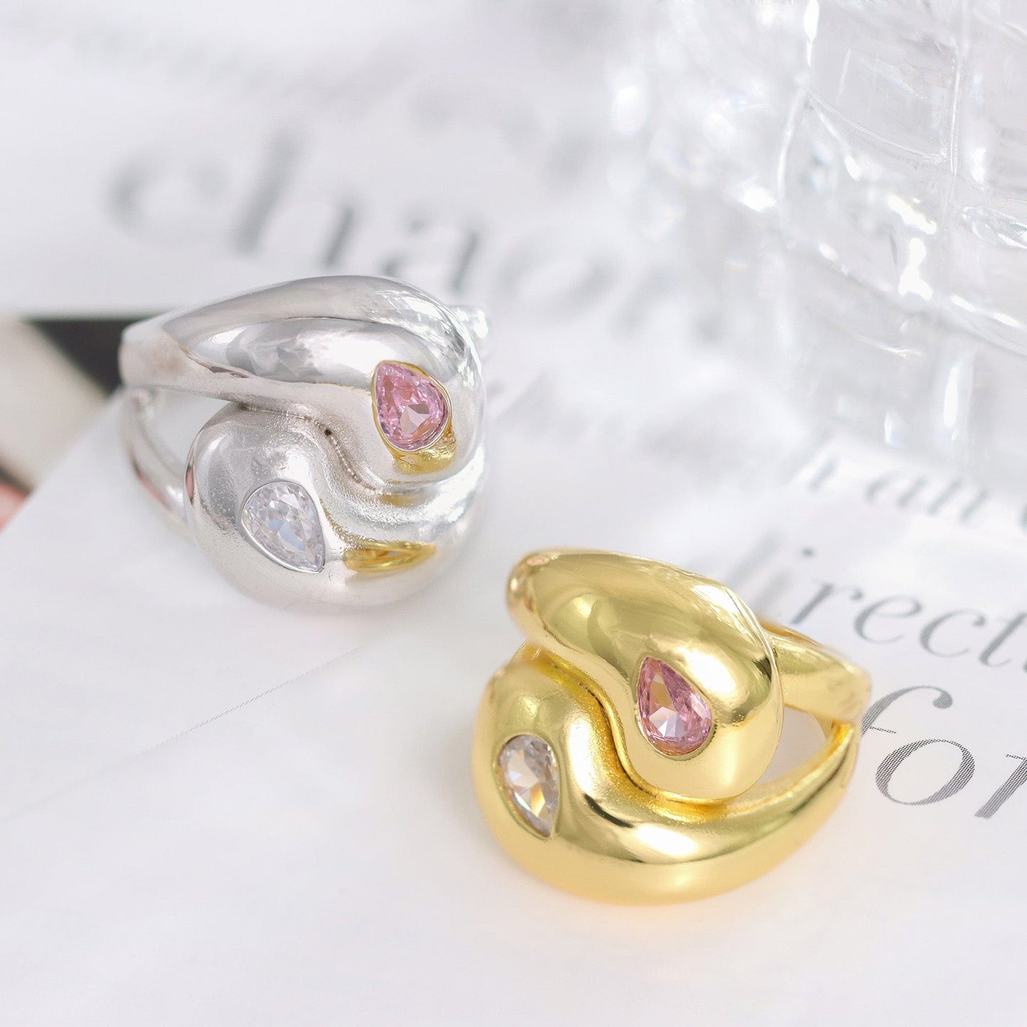 Anel Gotas Luxo XYR103543-1-ring