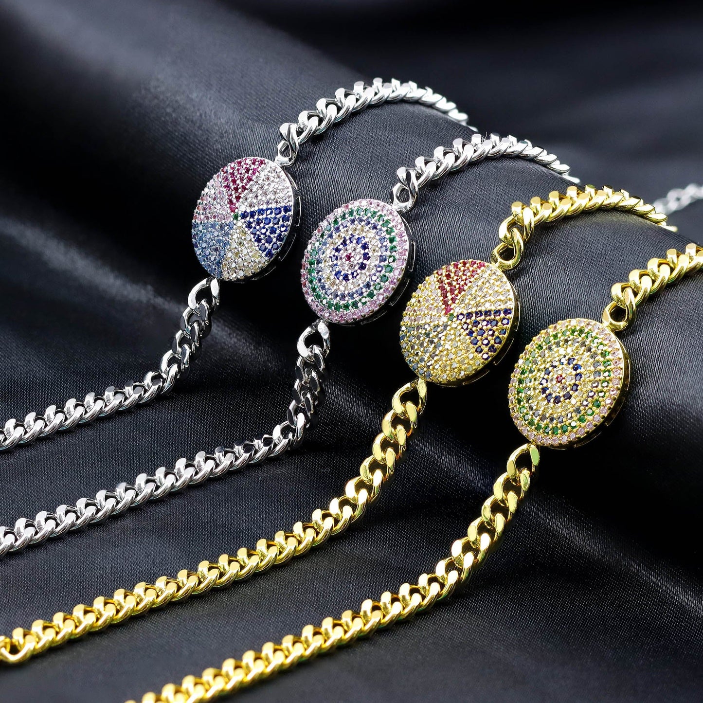 DESC-Pulseira Mandala Olho Grego XYH100911-1 bracelet