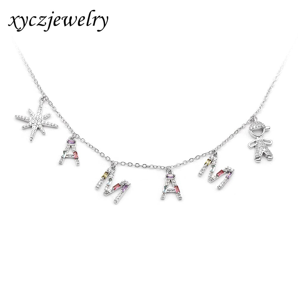 DESC-Colar Estrela Filho Mama XYN101017