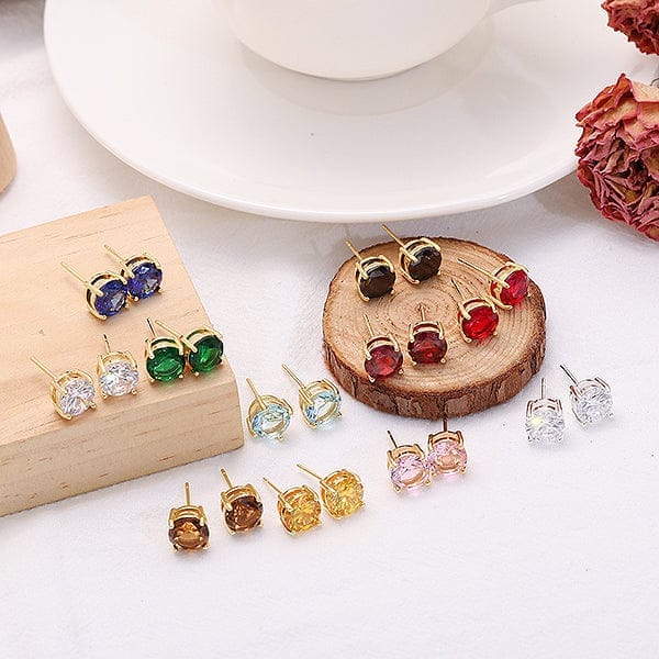 Trio Brinco solitário XYE101309 3mm, 5mm, 7mm