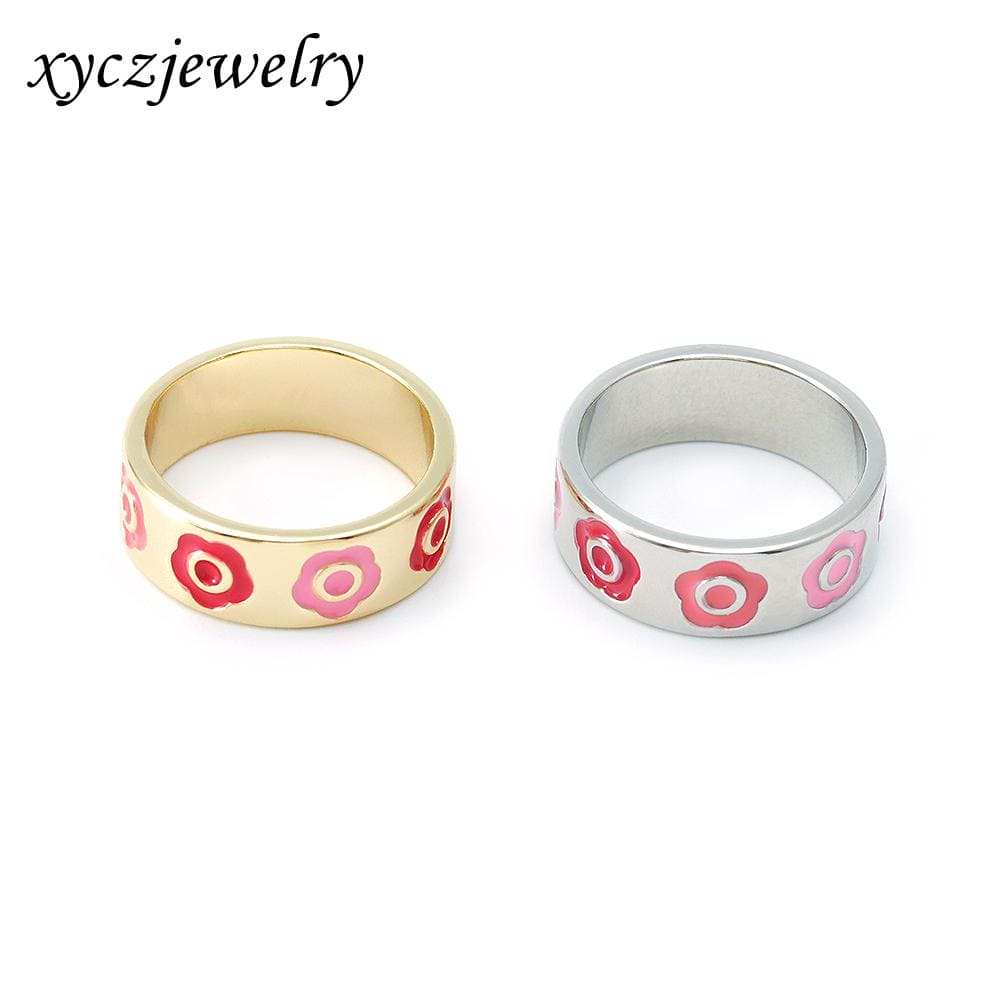 Anel Flores Resina XYR103323