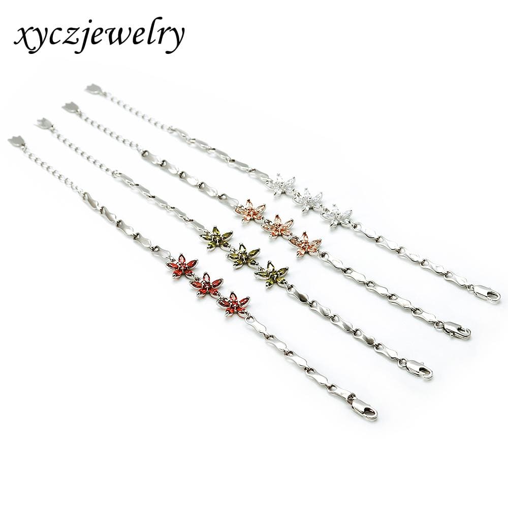 Pulseira Flor Triplo Luxo SL06 手链