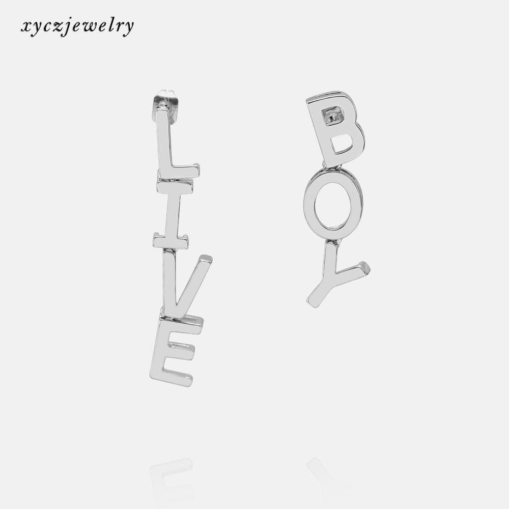 Brinco Iniciais A a Z liso XYEJ100464 VENDIDO SEPARADAMENTE