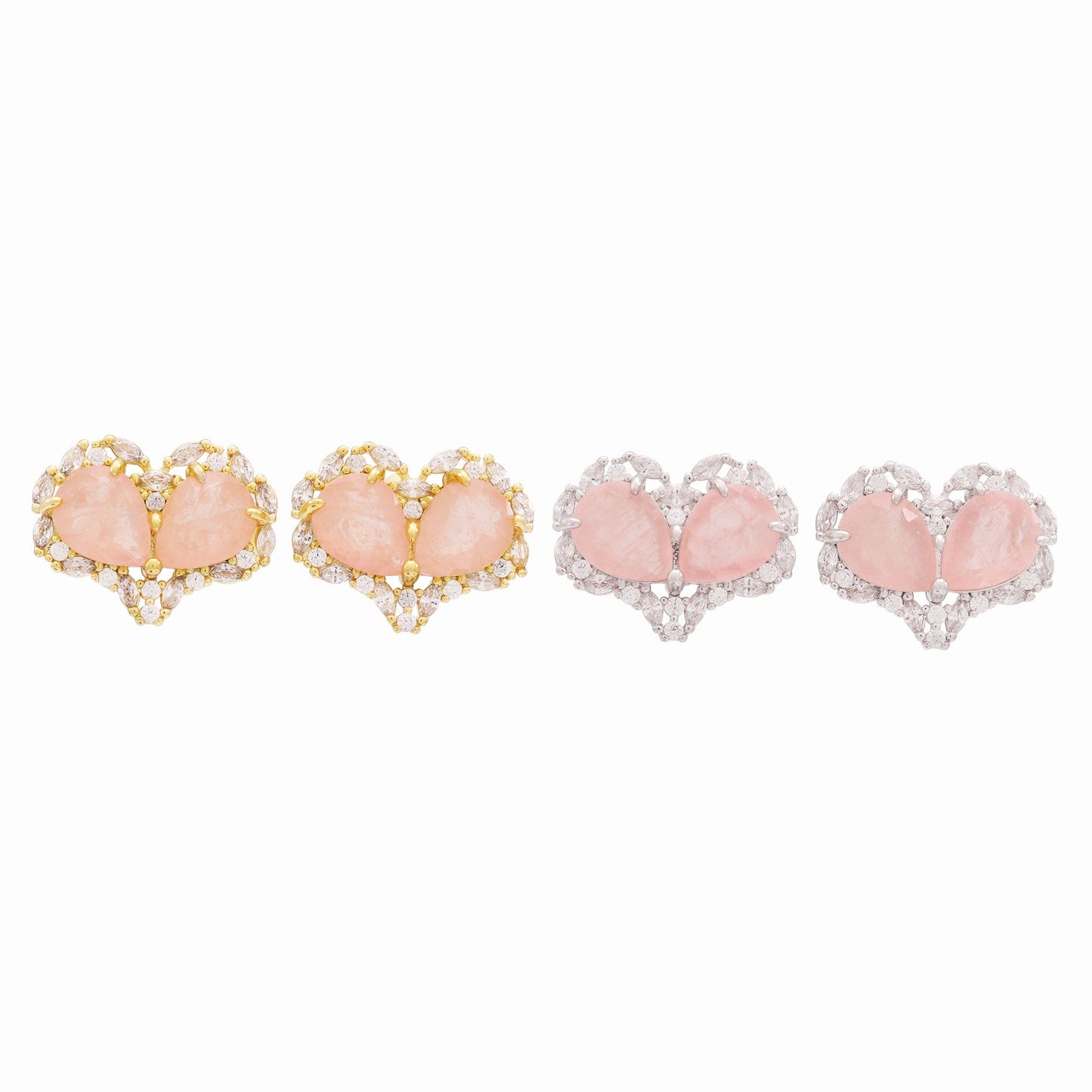 Brinco Fusion Gotas com Ziconia Navetes XYS101169 earring