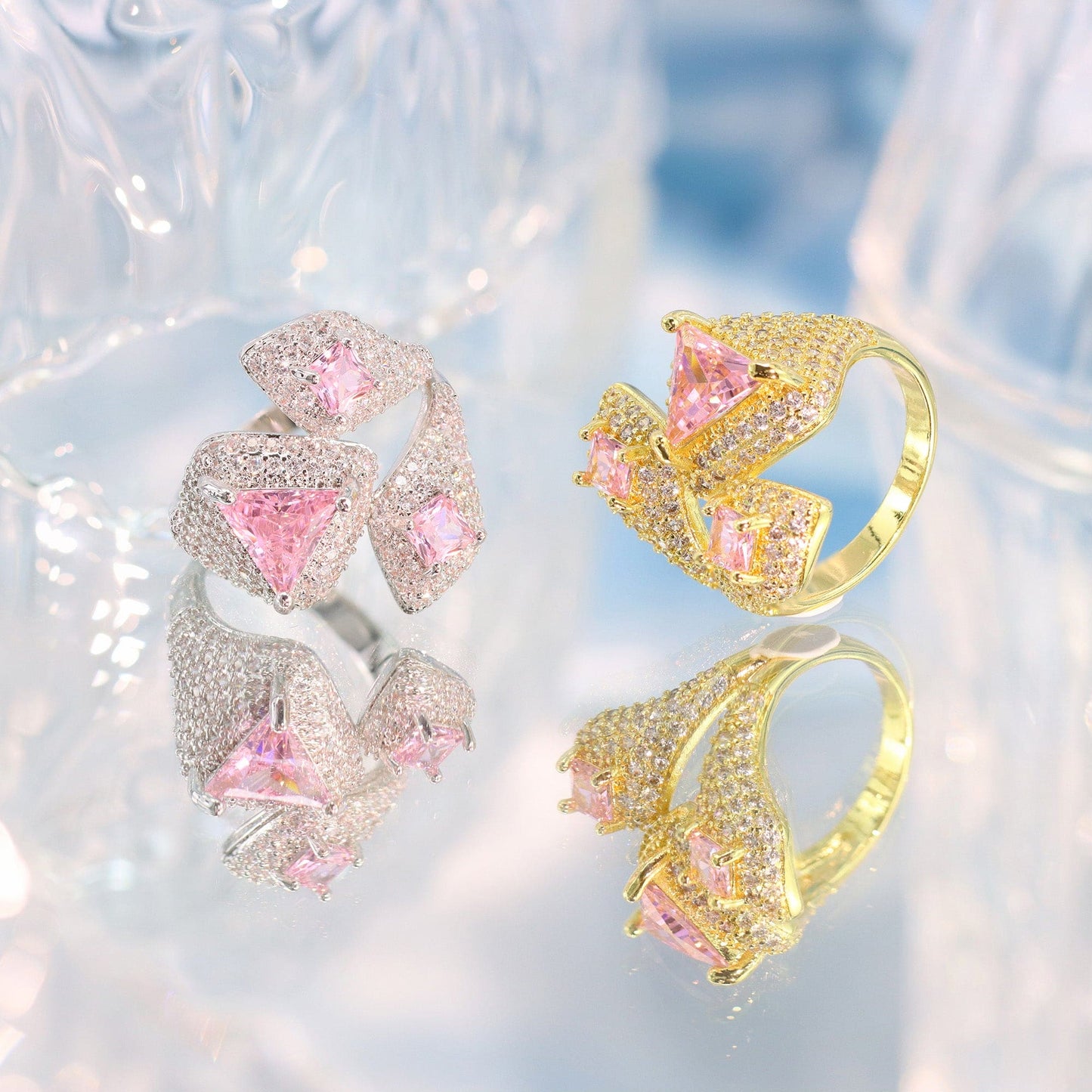 Anel 3 Pontas Moderno XYR103533 ring