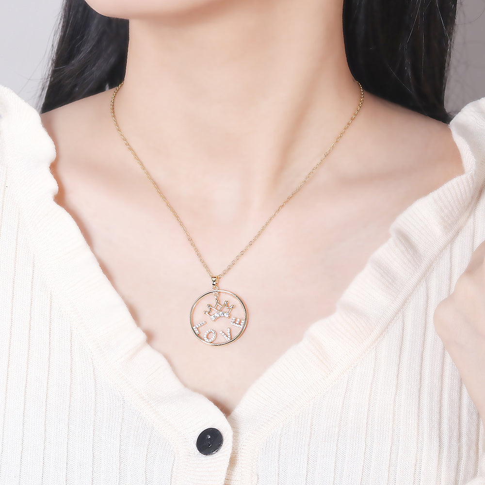 Colar Love Cravejado XYN101009