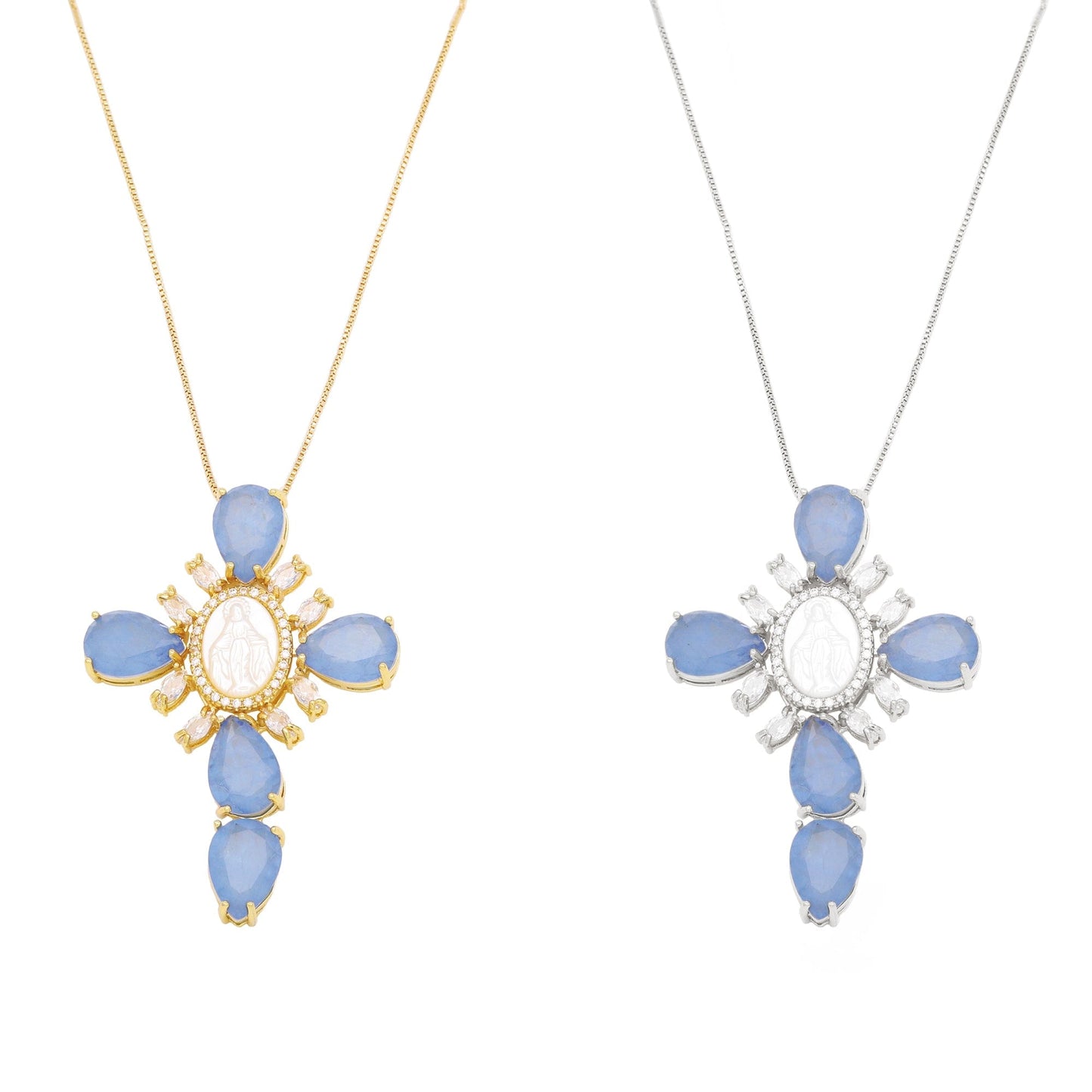 Colar N. Senhora e Cruz Fusion XYP101379