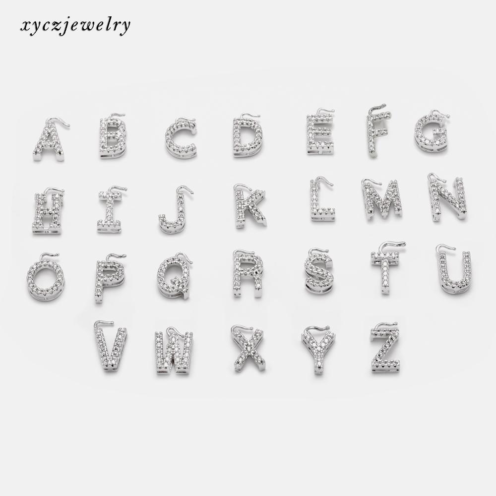 DIY Pingente letra inicial cravejado XYPJ100459 VENDIDO SEPARADAMENTE