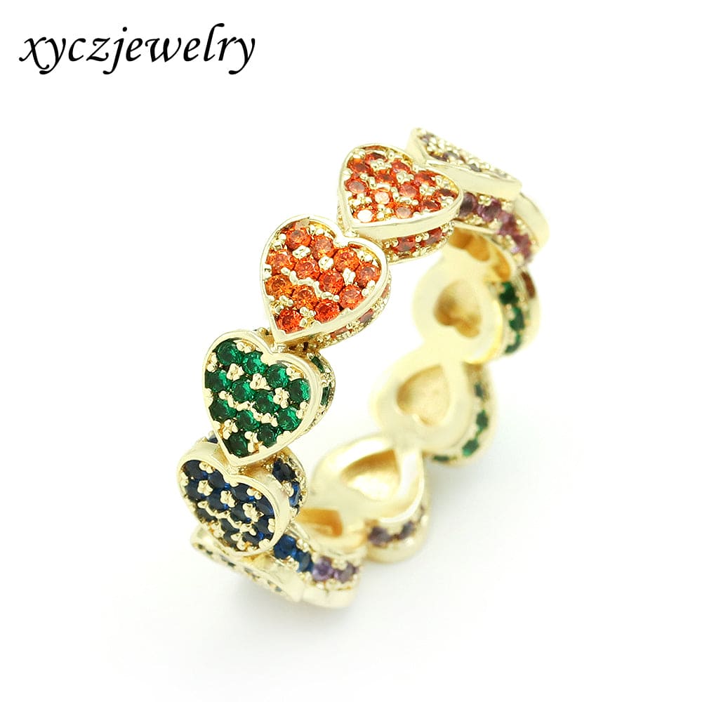 Anel roda de corações no atacado