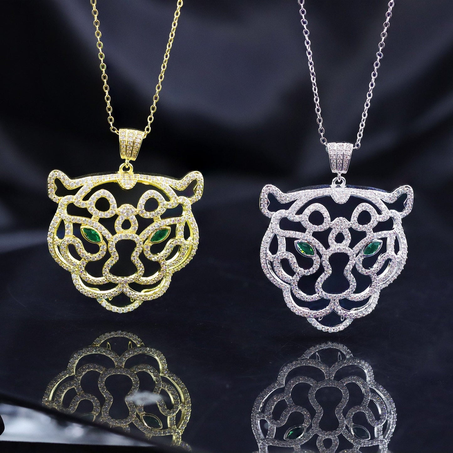 DESC-Colar Tigre 3 D XYN101132 necklace
