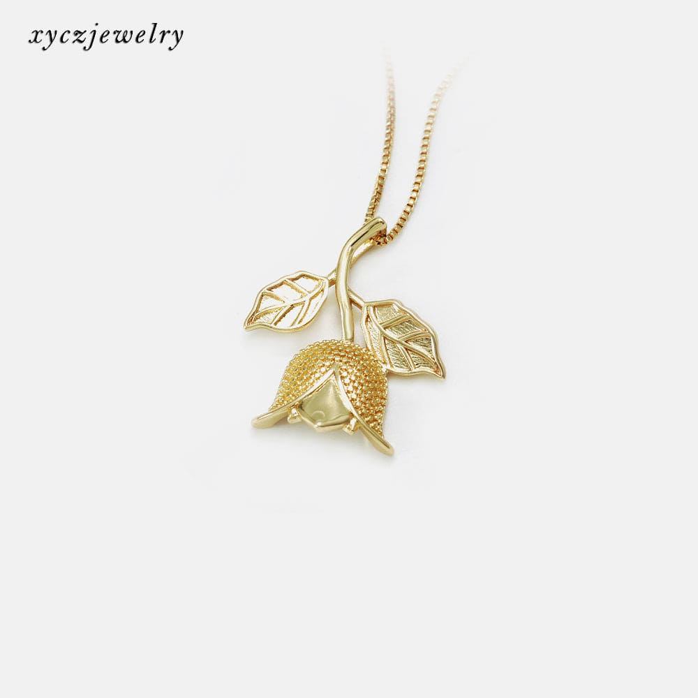 Colar Botão de Rosa XYS101050 necklace no stocvk