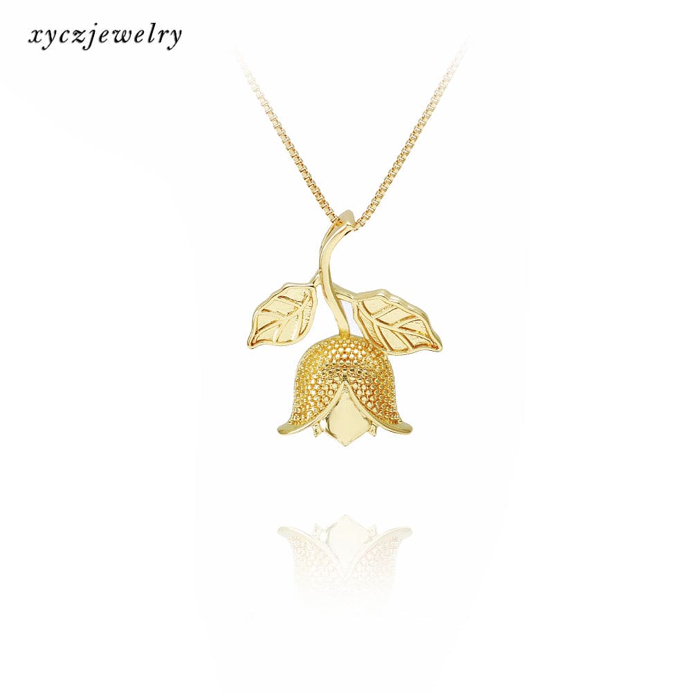 Colar Botão de Rosa XYS101050 necklace no stocvk