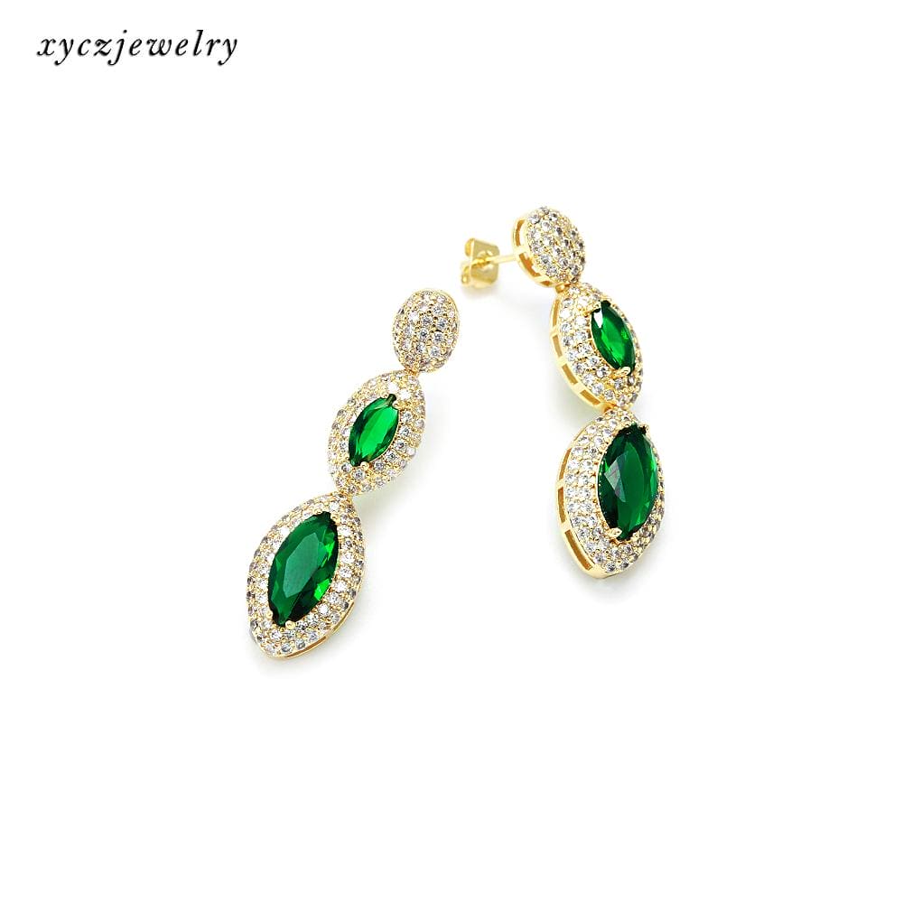 Brinco Tear Drop Cravejado XYS100483 耳环 VENDIDO SEPARADAMENTE