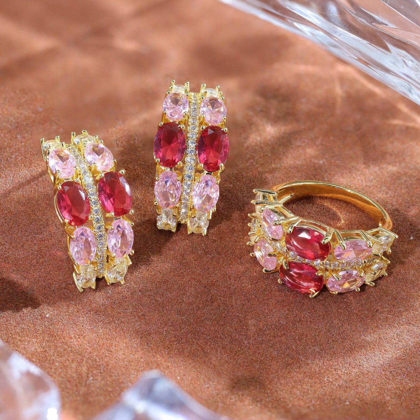 Anel Pedras Ovais XYS101195