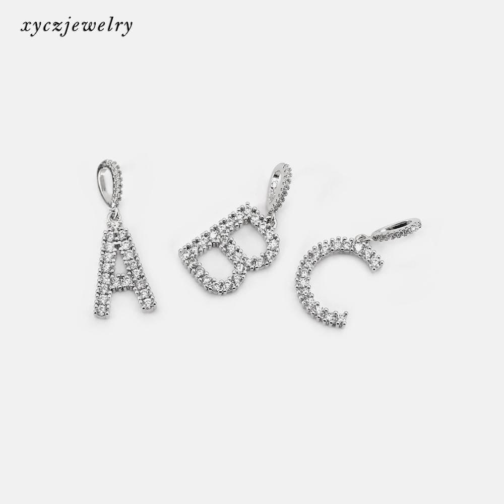 Pingente de letra inicial XYP101697 acessórios 配件