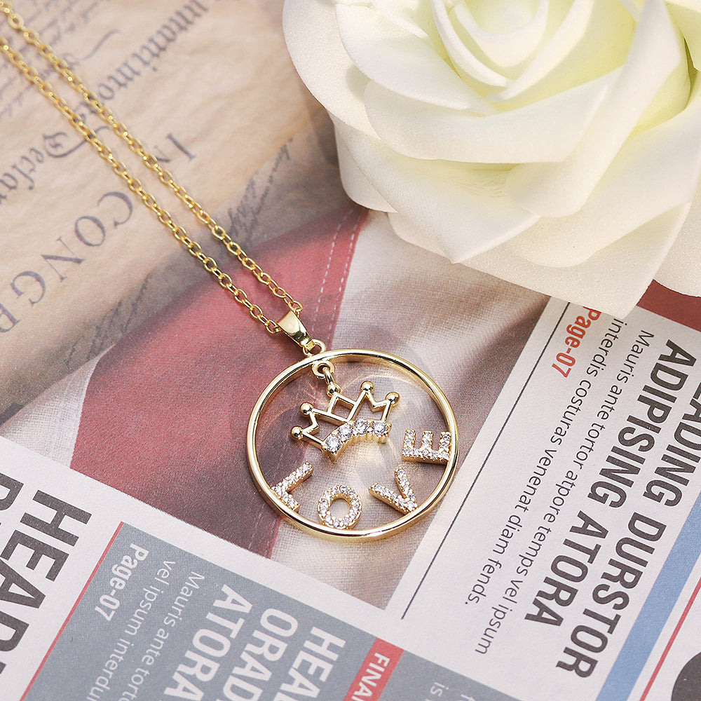 Colar Love Cravejado XYN101009