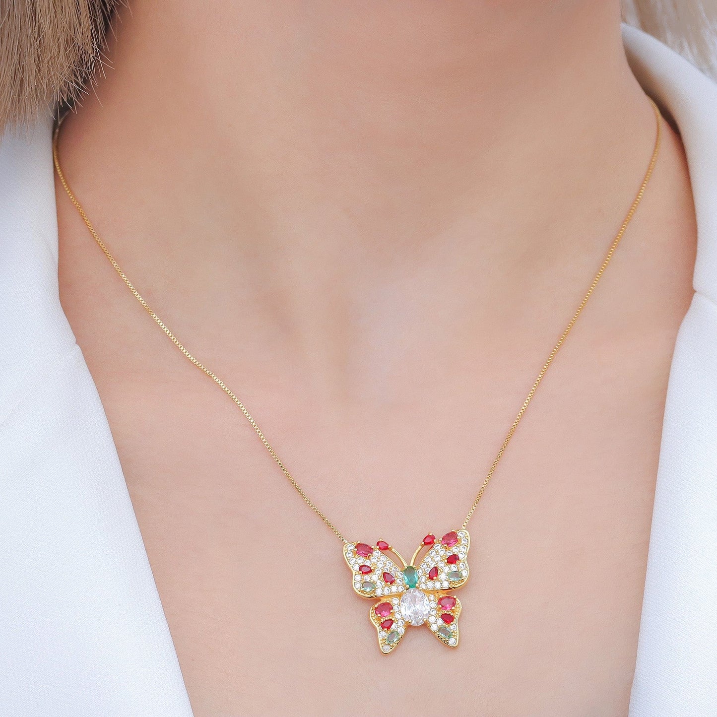 Colar Borboleta Escândalo XYS101115 necklace