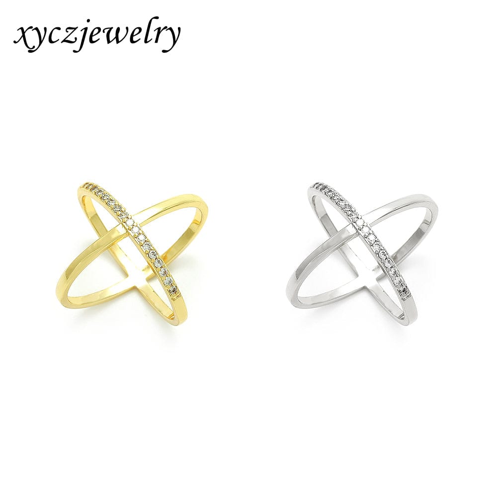 Anel formato X no atacado