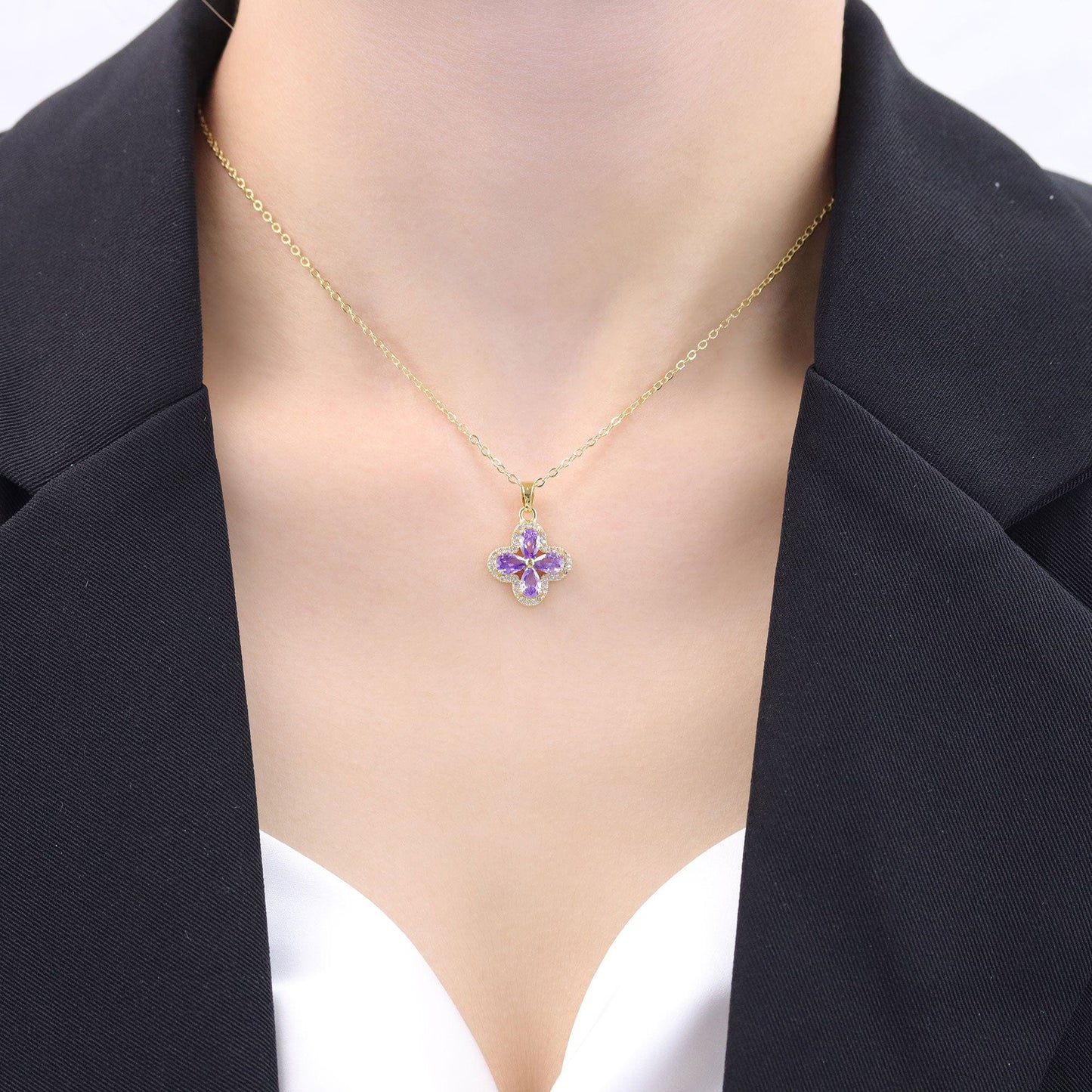 DESC- Colar Trevo XYN101136 necklace