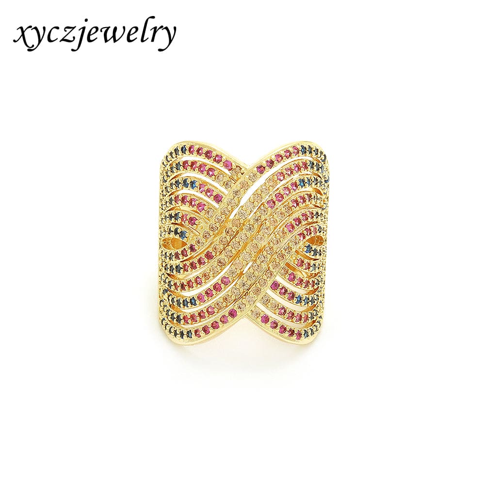 Anel Linhas Trançadas XYS100435 ring