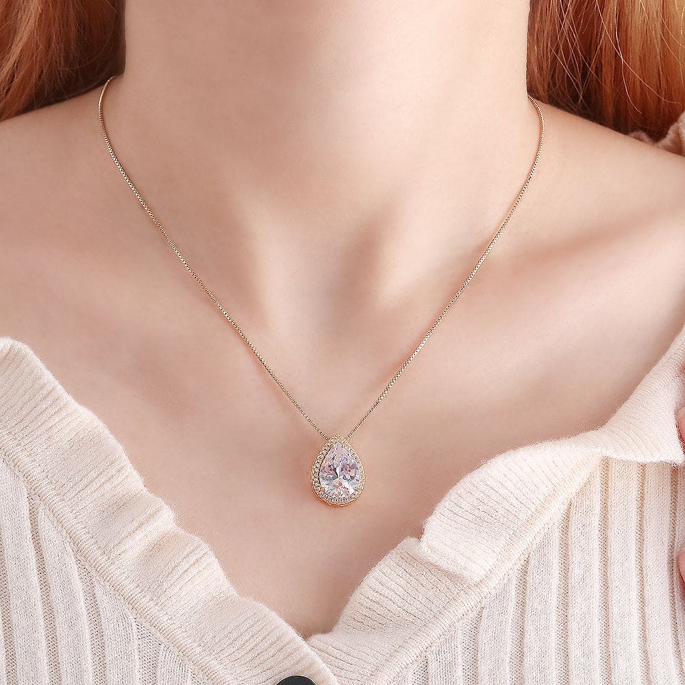 Colar Gota Cristal XYS100616