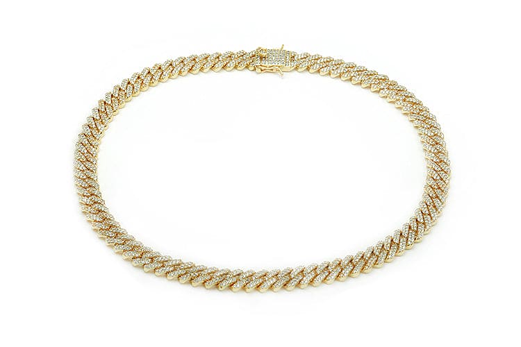 Colar ICE Cravejado Com Zircônia 5A A0033 necklace VENDIDO SEPARADAMENTE