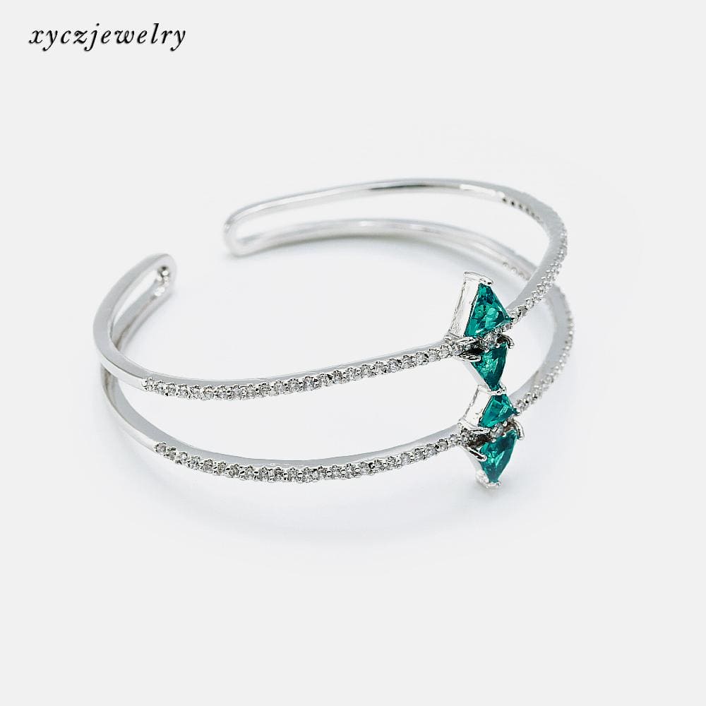 Bracelete cravejado losango XYH100606 手镯